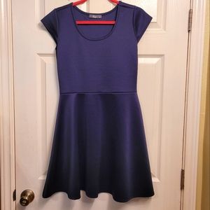 Navy Blue Juniors Dress